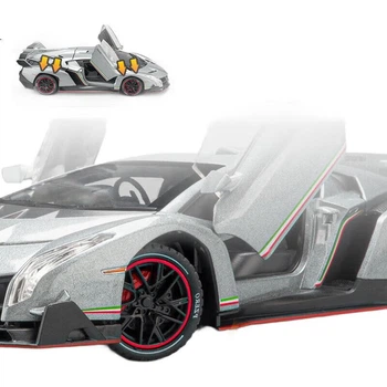 Модель автомобіля Chiyumoxing VENENO, гоночна машина, подарункова коробка, модель легкосплавного автомобіля, подарунок для хлопчиків