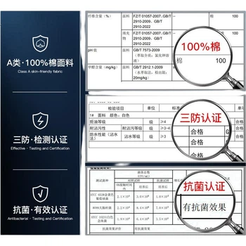 Подушка CROWN бавовняна для шиї, ортопедична, для дому та готелю, 48x74см