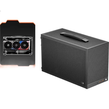 Портативний корпус PCCOOLER Hummingbird 3 K101, титаново-сірий, Mini ITX (малий, портативний/підтримує блок живлення SFX/підтримує встановлення вентиляторів 12V15mm)