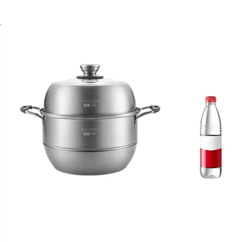 Пароварка Maxcook MCZ729 нержавеющая сталь 304, двухслойная, 36 см