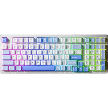 Клавиатура беспроводная Lenovo Aurora GK10 98W Wireless/Bluetooth/USB Красный Белый