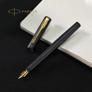 Ручка перьевая PARKER Viar XL Год Лошади подарочный набор черно-золотая