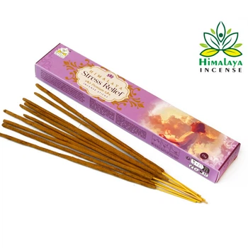 Ароматические палочки Снятие стресса Himalaya Stress Relief 15 грамм Индийские благовония пыльцевые Аромат спокойствия
