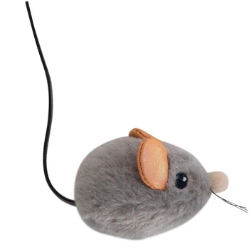 Игрушка-пищалка PETSTAGES Squeak Squeak Mouse, для котов, Мышка, 6 см