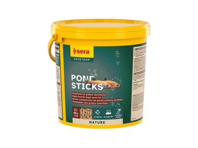 Корм Sera Pond Sticks со спирулиной для крупных прудовых рыб, палочки 21 л