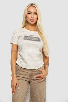 Футболка AGER S Кремовый 221R3302
