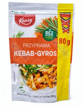 Приправа Кебаб-Гирос KANIA XXL специи и пряности для мяса курицы шаурмы 80 г