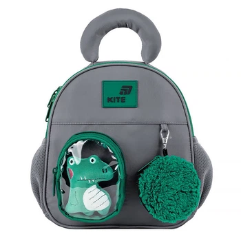 Рюкзак детский Kite Kids Croco Boo 25х23х10 см 5 л серый (K26-2737XXS-2)