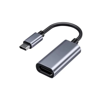 Переходник USB-C to HDMI F USB 3.0 4K60Hz dark gray Dynamode (DM-AD-USB-C-HDMI)