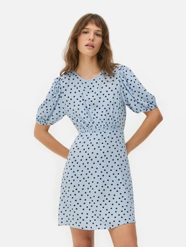 Сукня Primark блакитний в горошок UBCRM988 38