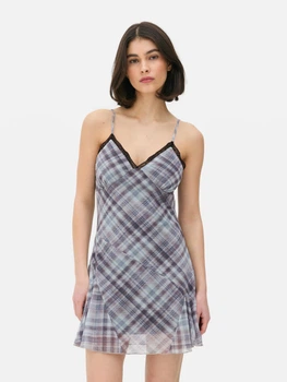 Сукня Primark сірий в клітку QSTMY285 L