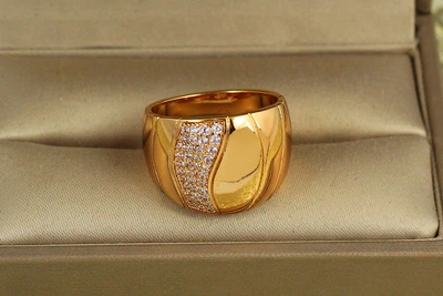 Кольцо Xuping Jewelry Синай р 18 золотистое