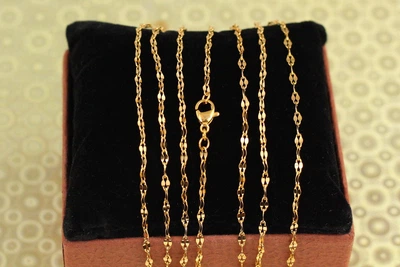 Цепь Xuping Jewelry Лезвие 50 см 2,5 мм золотистая