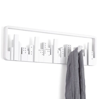 Вешалка 50x14,5x3 см белая Skyline Umbra