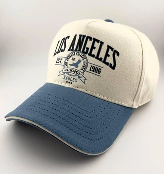 Кепка Бейсболка LOS ANGELES из Натурального Итальянского Льна (на Липучке, Держит Форму) Мужская/Женская, размер M (57-58см)