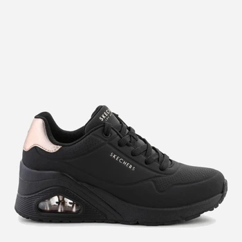 Женские кроссовки Skechers Uno Wedge Hi Steps 177520 BBK 37 Черные (197976038080)
