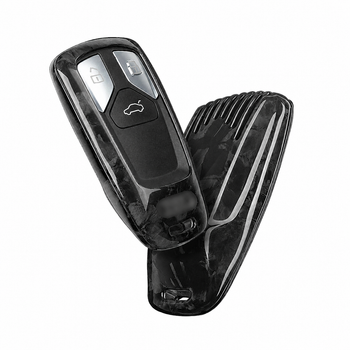 Карбоновый чехол для ключа T-Carbon Audi Q8 A4 Q7 Q3 A3 A6 A8 e-tron S4 Q5 TT A5 RS6 Black