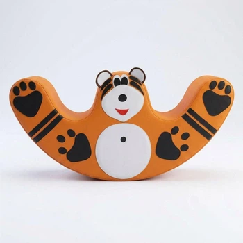 Дитячий м'який ігровий модуль - гойдалка Tia Тигр 120х30х60 см