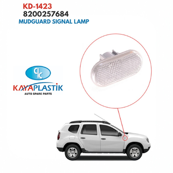 Указатель поворота на крыло белый Dacia Logan [KAYA] 8200257684