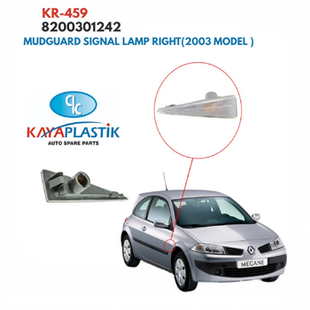 Покажчик повороту білий лівий правий Renault Scenic, Megane II 2003 [KAYA] 8200301242