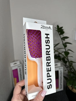 Щітка Janeke 1830 Superbrush The Original Italian Patent Біла з фіолетовим