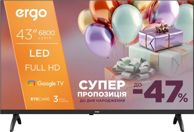 Телевізор Ergo 43" 43JFS6800