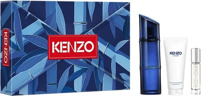 Набір для чоловіків Kenzo Homme Intense Туалетна вода 110 мл + Мініатюра Туалетна вода 10 мл + Гель для душу 75 мл (3274872509832)