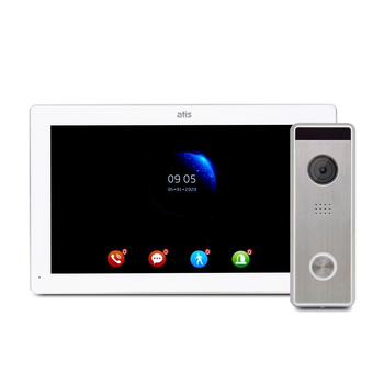 Комплект видеодомофона ATIS AD-1070FHD/T White + Tantos Triniti HD