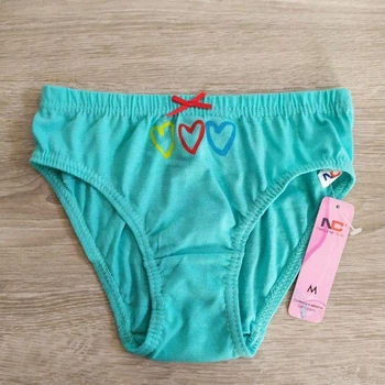 Труси для дівчинки бавовна Сердечко Natural Club Блакитний 134
