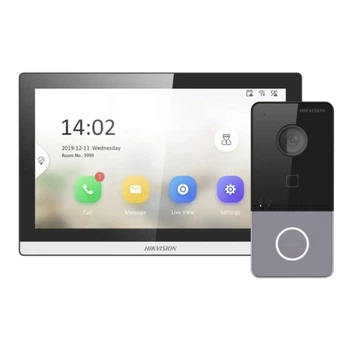 Комплект видеодомофона Hikvision WI-FI DS-KV6113-WPE1(C)+DS-KH6350-WТE1 "Стандарт"