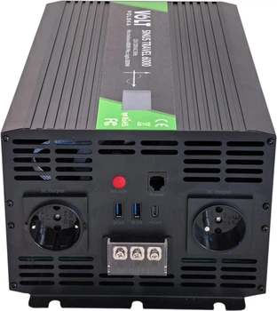 Przetwornica napięcia Volt Polska Sinus Travel 6000 LCD 12/230V 3000/6000W Black (3SITB600012)