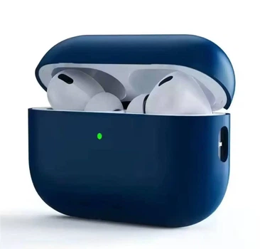 Чехол силиконовый для наушников Apple AirPods Pro 3 темно-синий