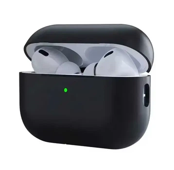 Чехол силиконовый для наушников Apple AirPods Pro 3 черный