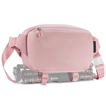 Портативная водонепроницаемая сумка на одно плечо для фотоаппарата K&F Concept Alpha Camera Sling Bag 10л Pink (KF13.157V9)