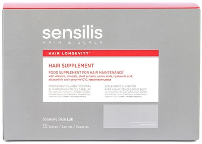 Дієтична добавка Sensilis Hair Supplement для зміцнення волосся 30 саше (8428749009436)