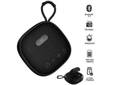Портативная колонка c наушниками tg813 black