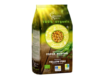 Горох жовтий Galeks Agro органічний 400 г