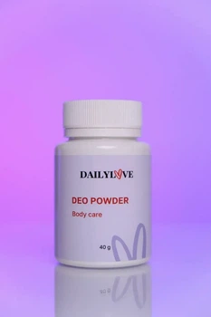 Антигідрозна дезодоруюча пудра DailyLove Deo powder 40г