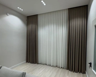 Комплект штор Diamond микровелюр 2шт. 200x250 Колір капучино!