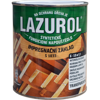 Ґрунт-просочення LAZUROL S1033, 0,75 л, безбарвний