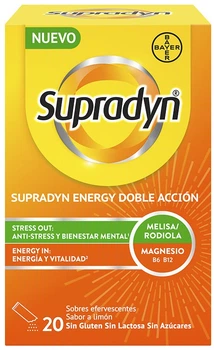 Suplement diety Supradyn Energy dwustronnego działania 20 saszetek (8470002190177)