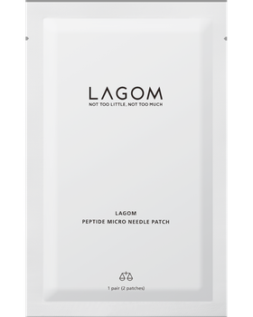 Разглаживающие патчи для век с микроиглами Lagom Peptide Micro Needle Patch 2 шт (8809450981721)