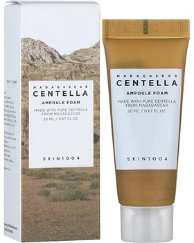 Пенка для умывания с экстрактом центеллы SKIN1004 Madagascar Centella Ampoule Foam 20 мл (8809576261219)