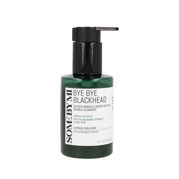 Маска-пенка от черных точек SOME BY MI Bye Bye Blackhead 30 Days Miracle Green Tea Tox Bubble Cleanser 120 г (8809647390244)