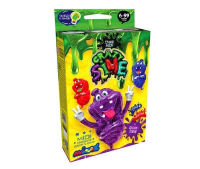 Набор Danko Toys Crazy Slime для создания слаймов с блестками фиолетовый (SLM-02-04U)