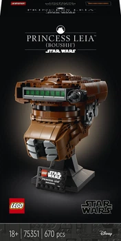 Zestaw klocków LEGO Star Wars Hełm księżniczki Lei 670 elementów (75351) (955555918579234) - Outlet