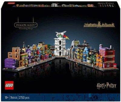 Zestaw klocków LEGO Harry Potter Magiczne sklepy na Ulicy Pokątnej 2750 elementów (76444) (955555915278475) - Outlet
