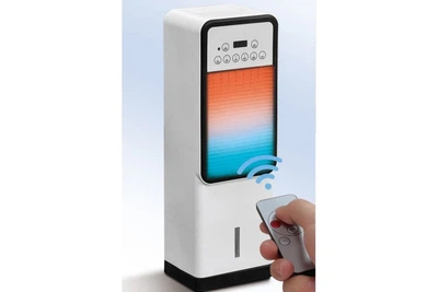 Підлоговий кулер Germatic Air Max Pro BFX-8D-1668 2в1 з обігрівом 3500 Вт та охолодженням 1200 Вт вентилятор для дому підлоговий обігрівач компактний мобільний комфорт