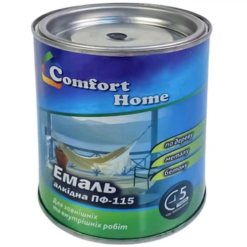 Эмаль алкидная Comfort Home ПФ-115 белая 0,8 кг - 416885