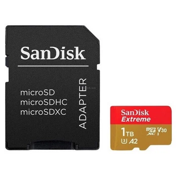 Карта памяти SanDisk Extreme microSDXC Deluxe A2 C10 V30 UHS-I U3, 1 Тб. - 444163